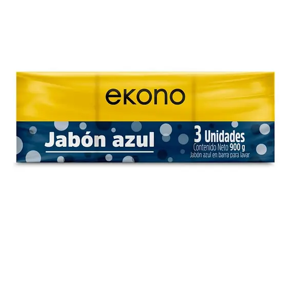 JABON BARRA AZUL EKONO*3U