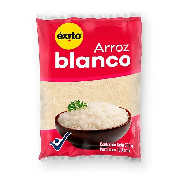ARROZ BLANCO EXITO * 500GR