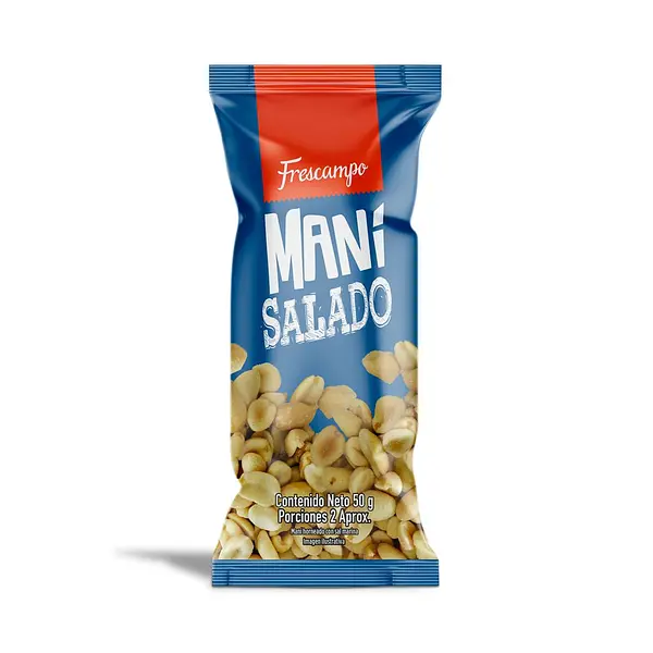 SNACK MANI SALADO FRESCAMPO*50G