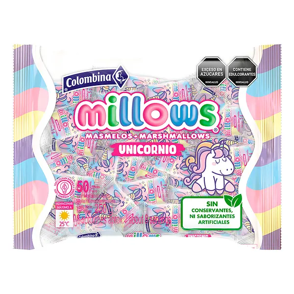 MASMELO UNICORNIO MILLOWS*50U