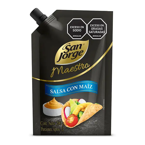 SALSA CON MAIZ SAN JORGE*200G