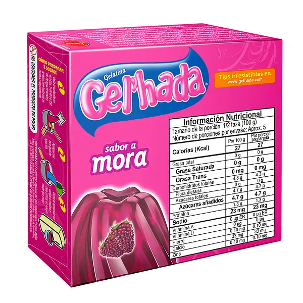 GELATINA MORA GELHADA*35G