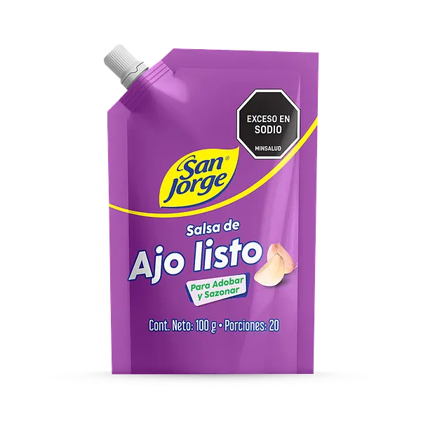 SALSA DE AJO SAN JORGE * 100G