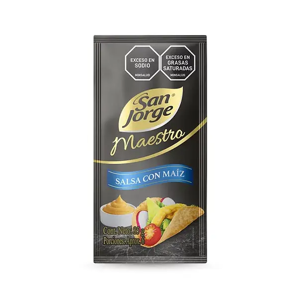 SALSA CON MAIZ JORGE *85 GR