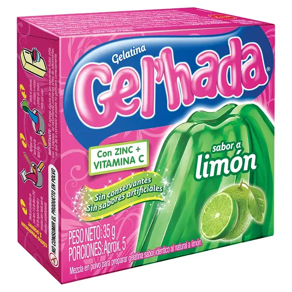 GELATINA LIMON GELHADA*35G
