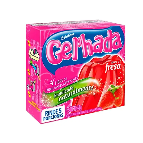 GELATINA FRESA GELHADA *40G