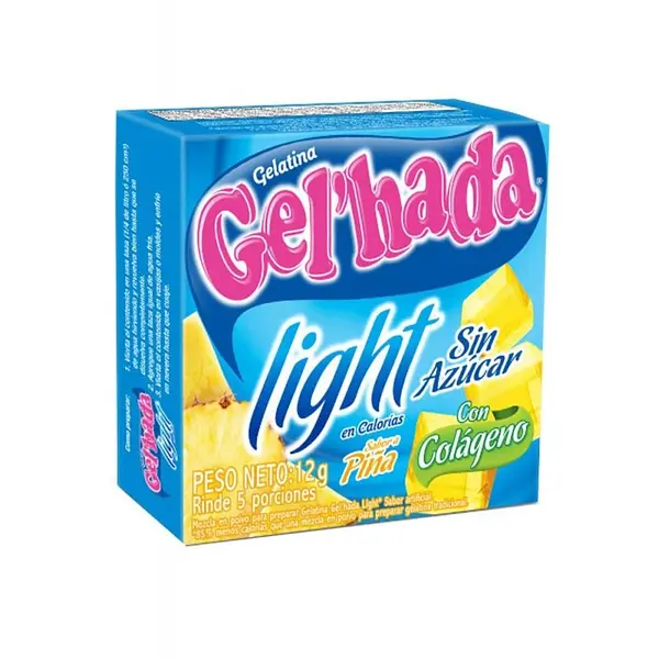 GELATINA PIÑA LIGHT GELHADA*12G