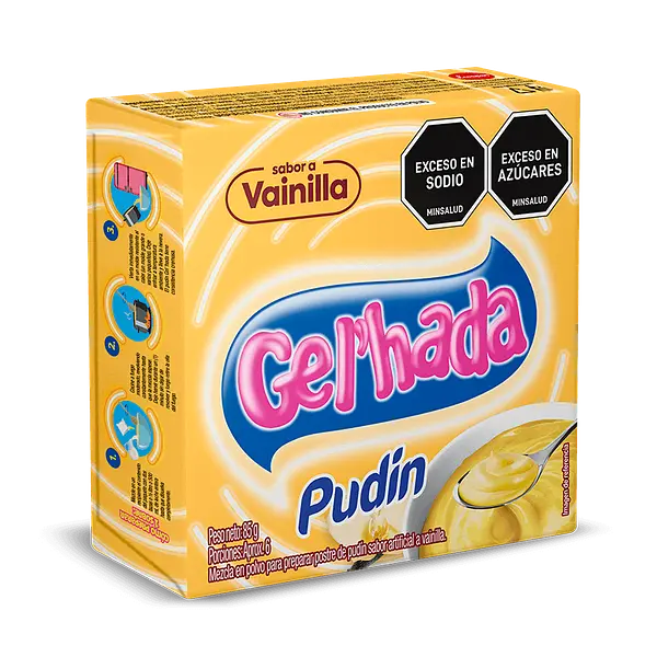 PUDIN VAINILLA GELHADA*85GR