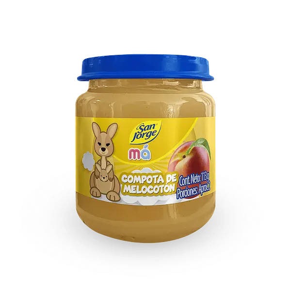 COMPOTA MELOCOTON SAN JORGE*113G