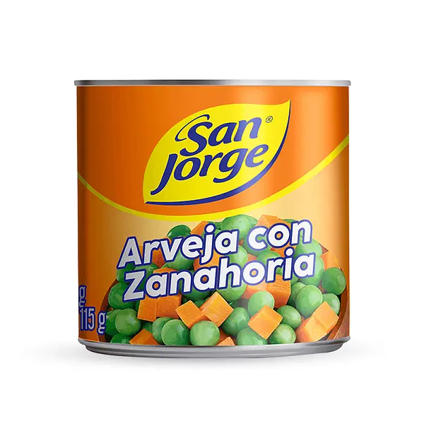 ARVEJA VERDE/ZANAHORIA SAN JORGE*180G