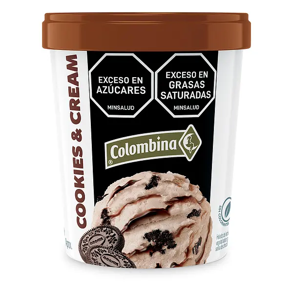 HELADO COOKIES&CREAM COLOMBINA*300G