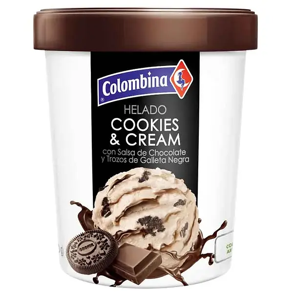 HELADO TARRO COOKIES COLOMBINA * 1L