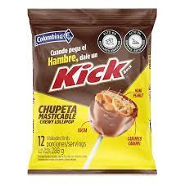 CARAMELO CHUPETA KICK COLOMBINA*12U