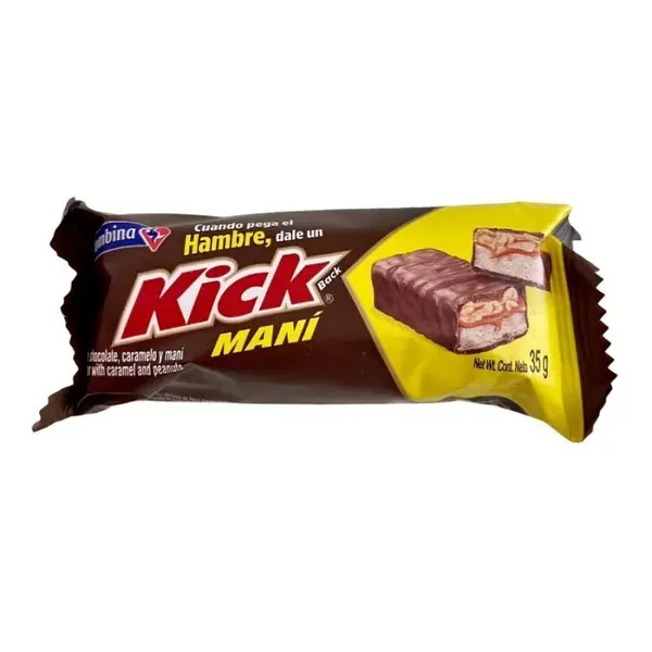 CEREAL BARRA CHOCOLATE MANI KICK *35GR