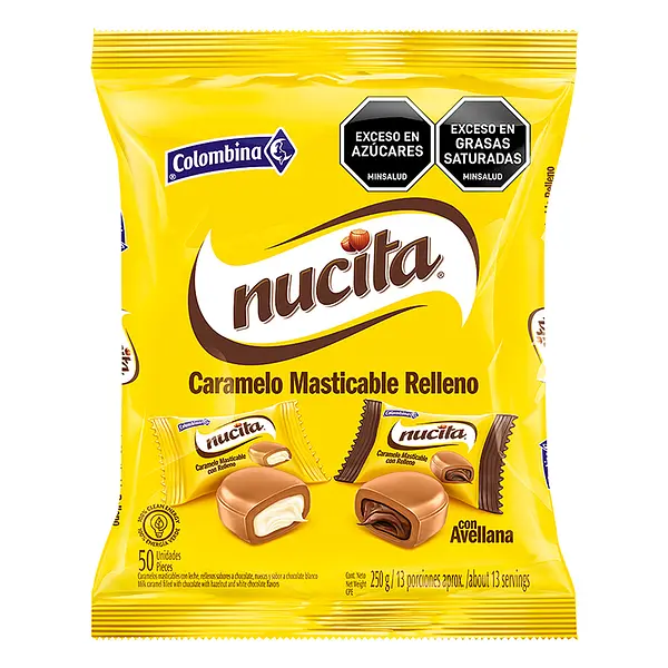 CARAMELO MASTICABLE NUCITA * 50UND