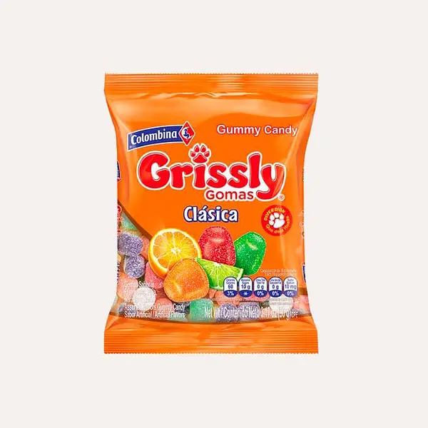 GOMA CLASICA GRISSLY*90G