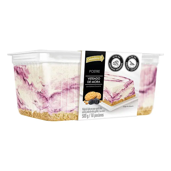 POSTRE VETEADO MORA COLOMBINA * 500GR