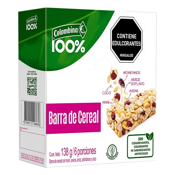 CEREAL BARRA FIFRA COLOMBINA*23G