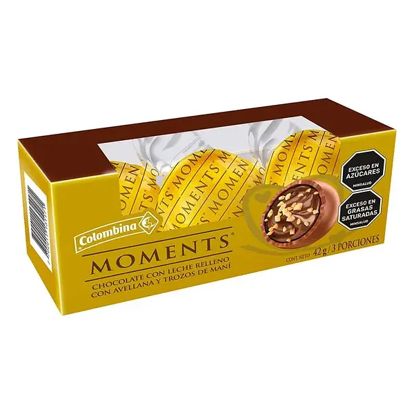 CHOCOLATE BOMBON MOMENTS COLOMBINA * 42G