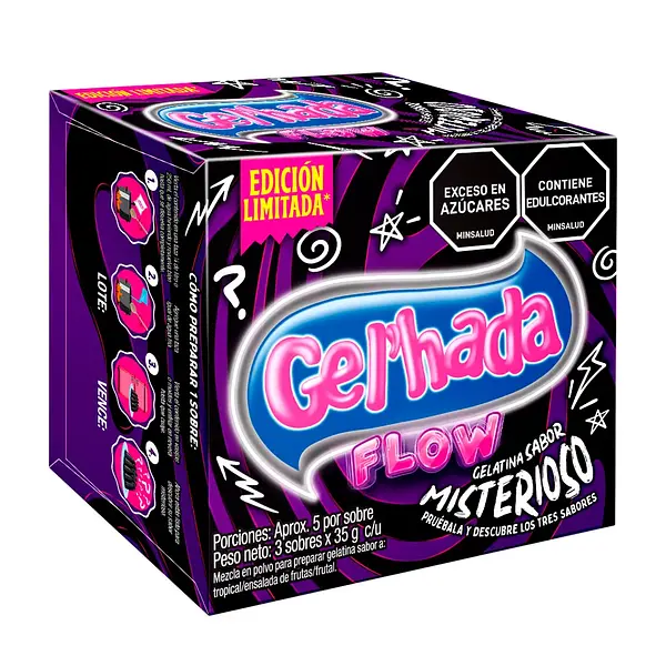 GELATINA MISTERIO GELHADA*35G*3U