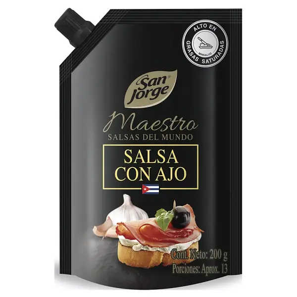 SALSA AJO MAESTRO SAN JORGE*200G