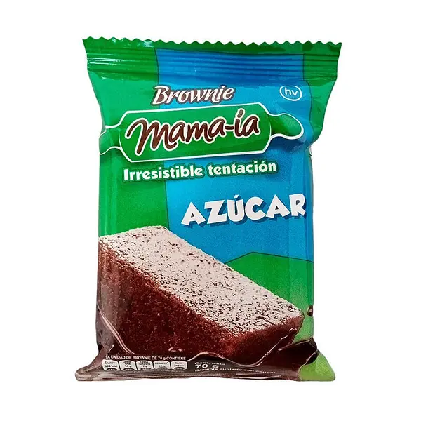 PONQUE BROWNIE AZUCAR MAMA-IA *70G