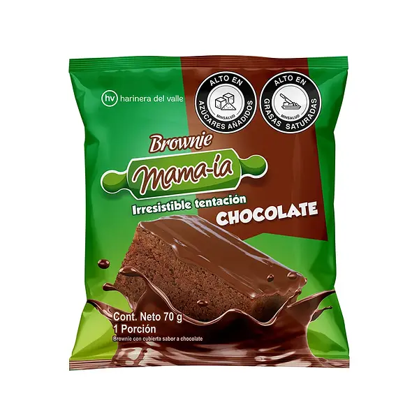PONQUE BROWNIE CHOCOLATE MAMA-IA*70G