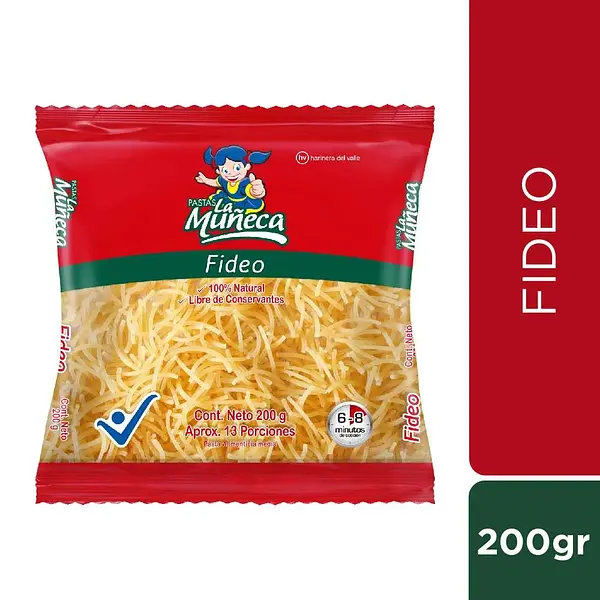 PASTA FIDEO LA MUÑECA * 200GR