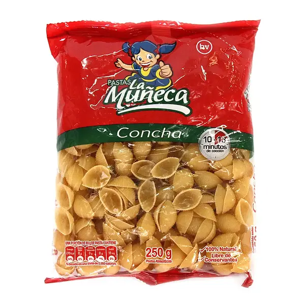 PASTA CONCHA LA MUÑECA*250GR