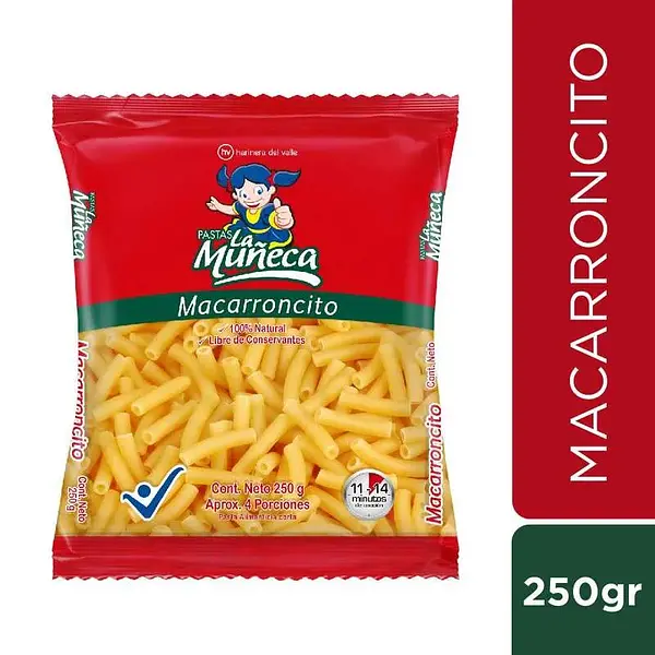 PASTA MACARRONCITO LA MUÑECA * 250G