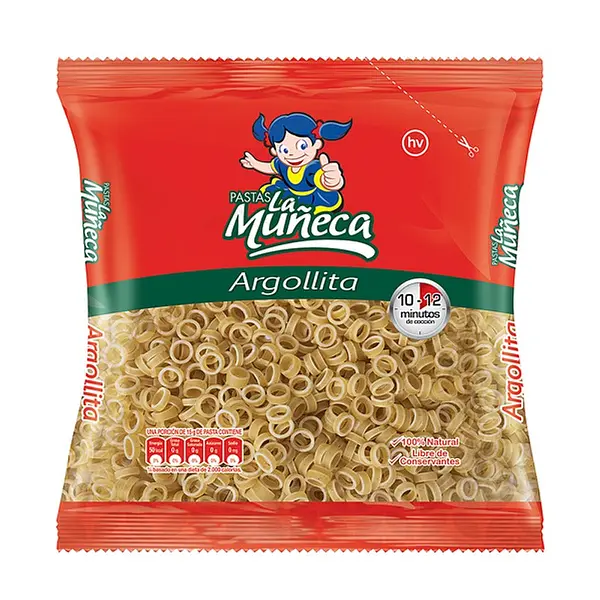 PASTA ARGOLLITAS LA MUÑECA * 250G