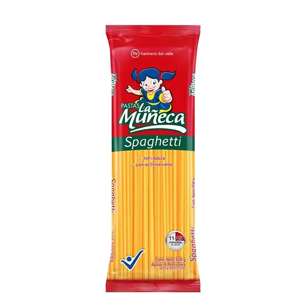 PASTA SPAGHETTI LA MUÑECA * 500G