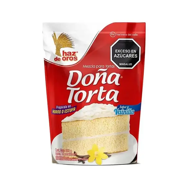 MEZCLA TORTA VAINILLA HAZ DE OROS*500G