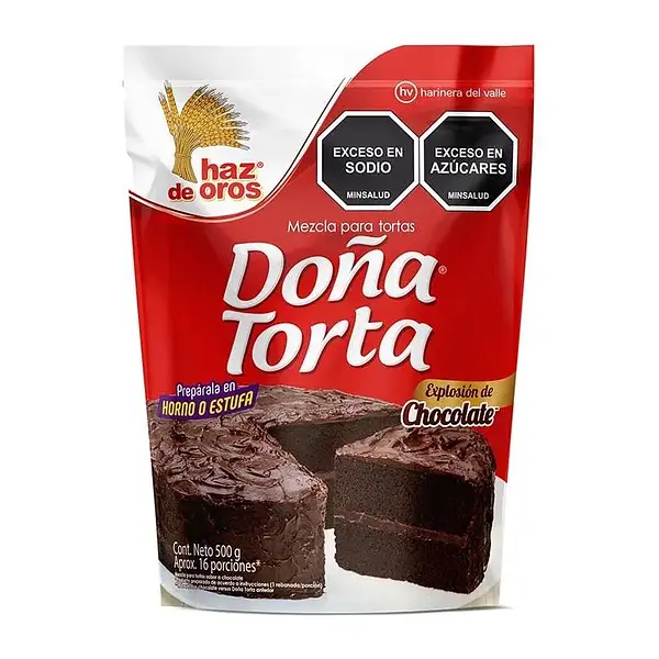 MEZCLA TORTA CHOCOLATE HAZ OROS*500G