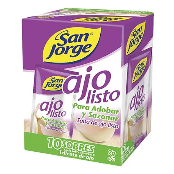 SALSA AJO SAN JORGE*10 SOBRES