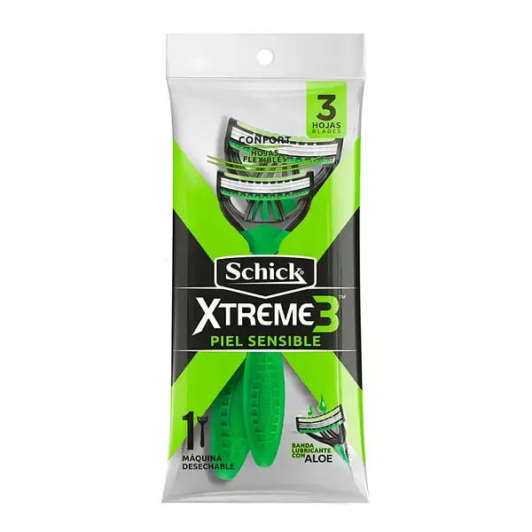 PRESTOBARBA 3 HOJAS HOMBRE SCHICK S