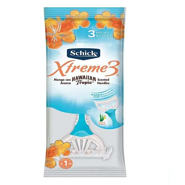 PRESTOBARBA 3 HOJAS MUJER SCHICK*1U