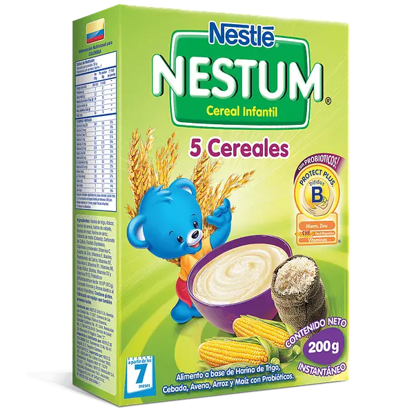 COLADA 5 CEREALES NESTUM*200GR