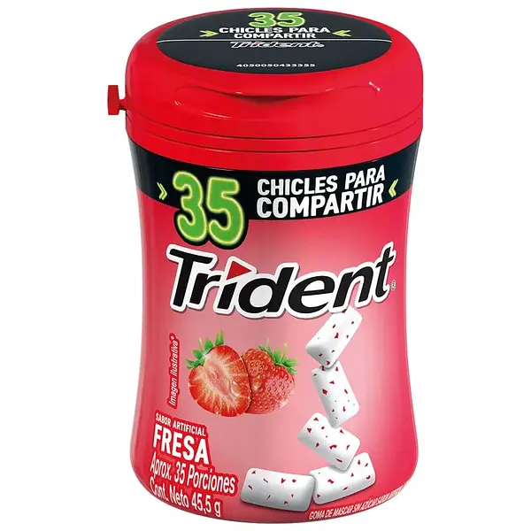 CHICLE FRESA TRIDENT * 35U
