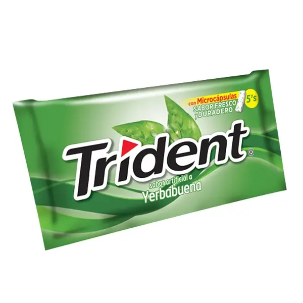 CHICLE YERBABUENA TRIDENT* 8.5G