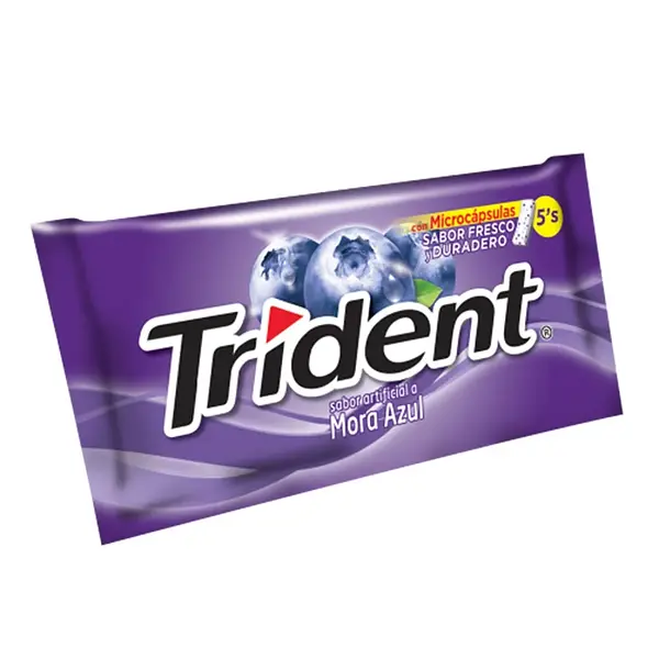 CHICLE MORA AZUL TRIDENT*8.5GR