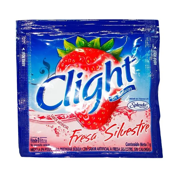 REFRESCO FRESA CLIGHT*7GR