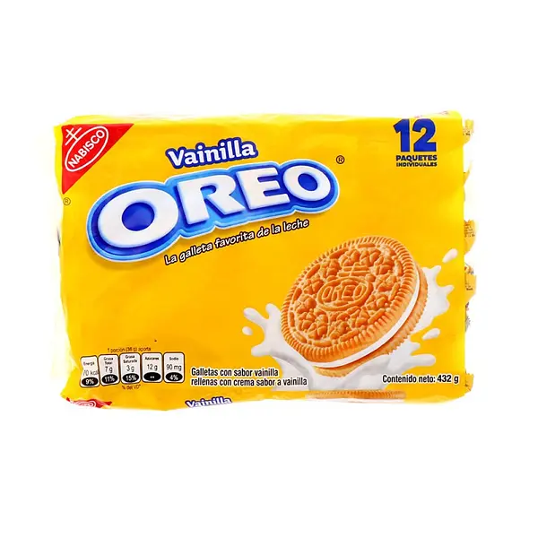 GALLETA VAINILLA OREO*12U