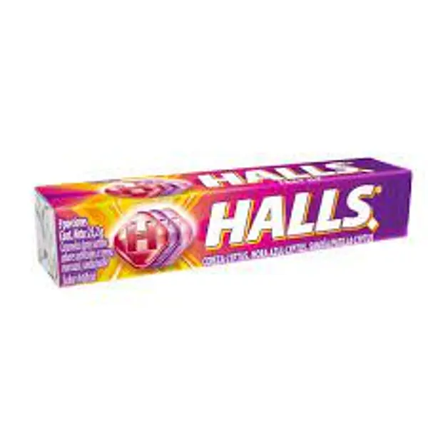 CARAMELO MENTA FRUTOS ROJOS HALLS*9U