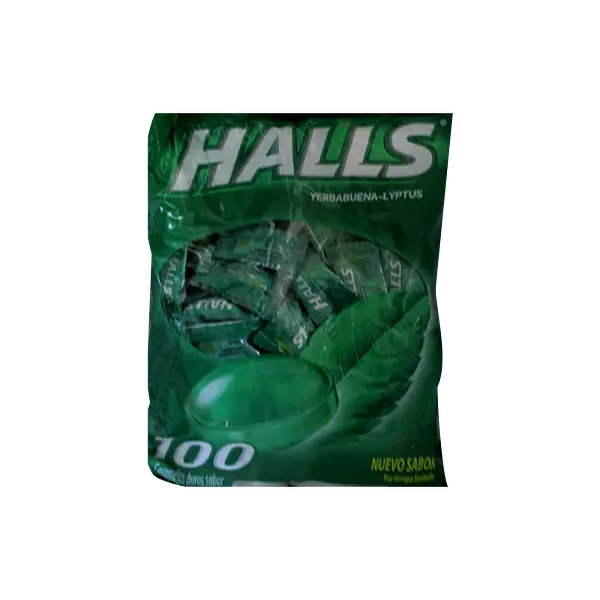 CARAMELO MENTA SPEARMI PAPA HALLS*100UND
