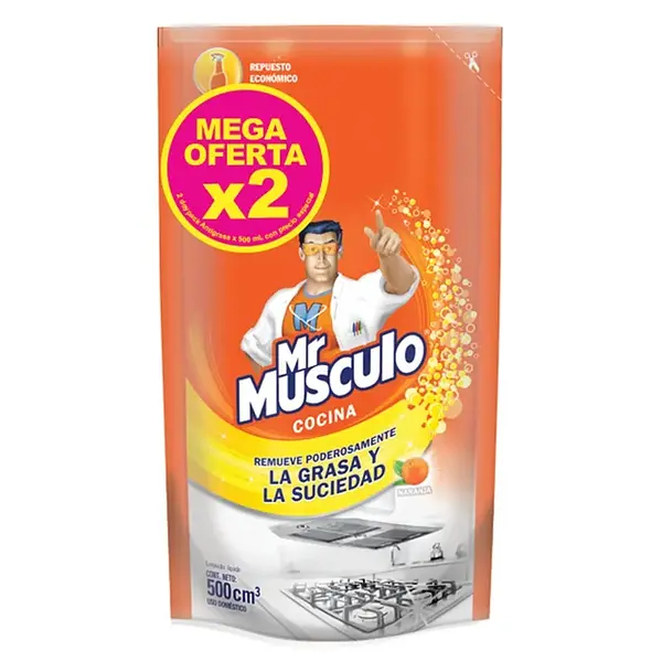 DESENGRASANTE NARANJA MR MUSCULO*500ML