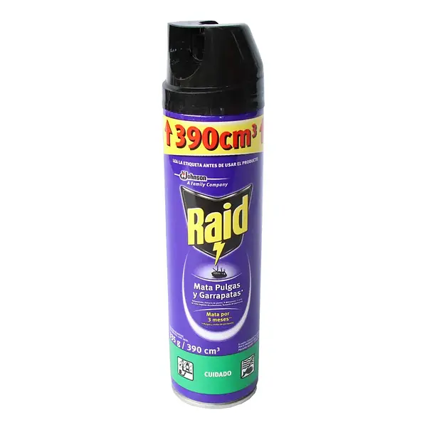 INSECTICIDA AEROSOL PULGA RAID*330ML