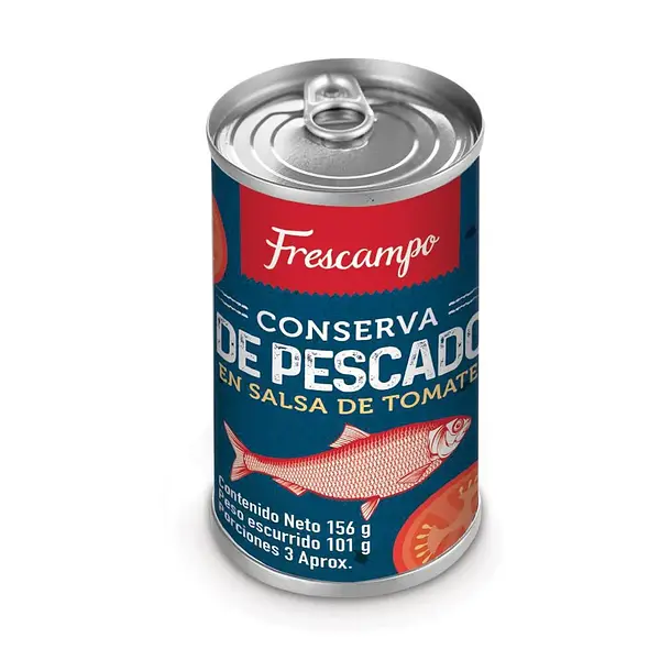 CONSERVA PESCADO TOMATE FRESCAMPO*156G