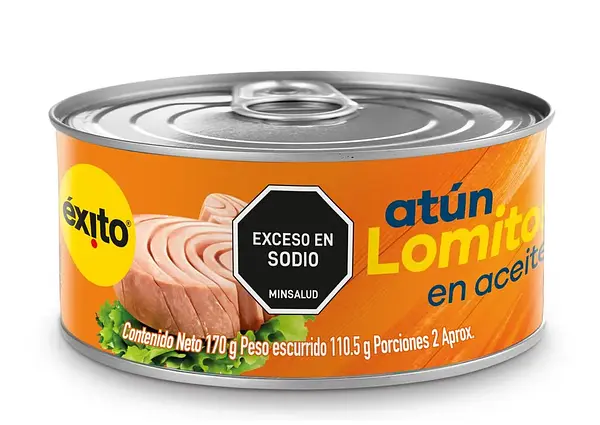 ATUN LOMITO ACEITE EXITO*170G