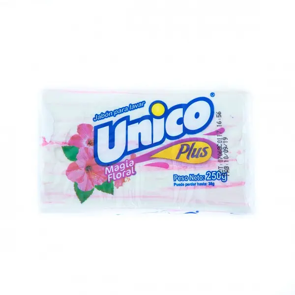 JABON BARRA FLORAL UNICO*250GR